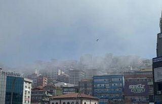 Zonguldak’ta soğuk hava kenti beyaza bürüdü