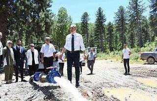 Zorkun Yaylası’nda su sorunu çözüme kavuşuyor