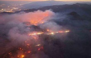 3 gündür devam eden yangının şiddeti havadan...