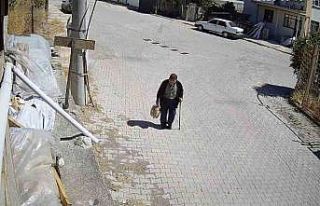 5 gündür aranan yaşlı adamın son görüntüleri...