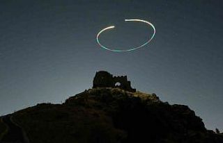 700 yıllık Kov Kalesi’nde perseid meteor yağmuru...