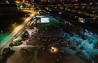 Açık havada sinema keyfi