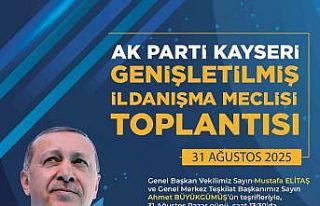 AK Parti Kayseri’de Genişletilmiş İl Danışma...