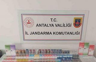 Alanya’da kaçak sigara operasyonu