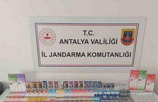 Alanya’da kaçak sigara operasyonunda çok sayıda...