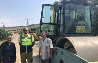 Amarat mahallesine 55 milyon TL’lik sıcak asfalt