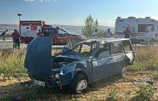 Amasya’da 2 otomobil çarpıştı: 5 yaralı