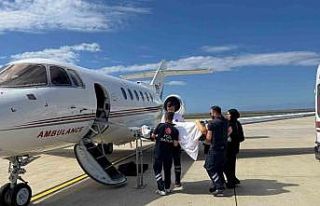 Ambulans uçak 22 yaşındaki hasta için havalandı