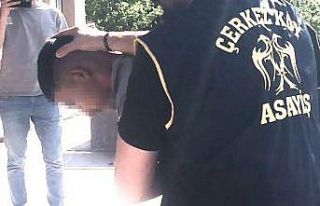 Amerikan tıraşı ile kamufle olan gasp şüphelisi...