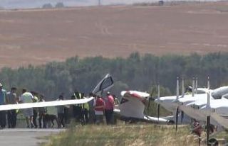 Arıza yapan uçak Hezarfen Havalimanı’na iniş...