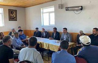 Arpaçay Kaymakamı Akköz, köylerde incelemelerde...