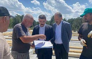 Arpaçay’da Kütük Evin yapımına başladı