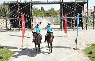 Atlı jandarma birlikleri, Malazgirt kutlamalarına...