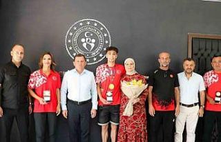 Avrupa Şampiyonu’na coşkulu karşılama