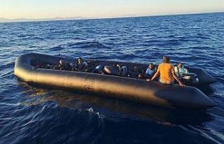 Aydın’da 35 düzensiz göçmen kurtarıldı