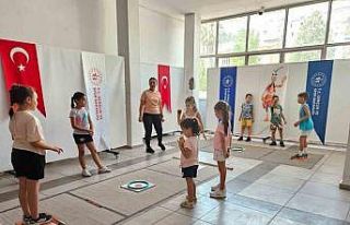 Aydın’da yaz spor okulları dolu dolu geçiyor