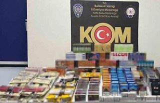 Ayvalık’ta polisten kaçak sigara ve tütün operasyonu
