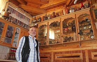 Baba ocağını restore edip kültür evine çevirdi...