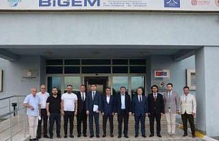 Bafra Karma OSB’de yönetim ve müteşebbis heyeti...