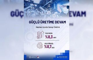 Bakan Kacır: "Haziran ayında Sanayi Üretim...