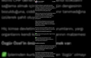 Bakan Tunç: "Özgür Özel’in önünde iki...