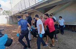 Balık avlamak için geldiği ırmakta ceset buldu