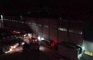 Balıkesir’de kağıt fabrikasında yangın