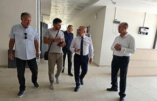 Balıkesir’de yapımı devam eden okullara denetim