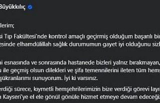 Başkan Büyükkılıç: "Sağlık durumumun...