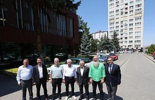 Başkan Büyükkılıç’a ziyaretçi akını