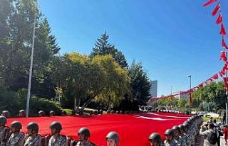 Başkentte 30 Ağustos Zafer Bayramı yürüyüşü