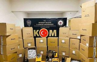 Bayburt’ta kaçak tütün operasyonu