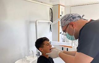 Bayburt’ta mobil diş sağlığı aracıyla 38 köyde...