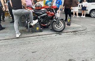 Bayrampaşa’da motosiklet yayaya çarptı