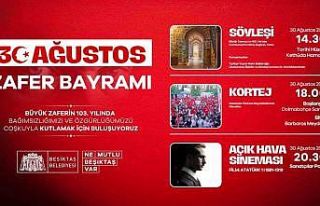 Beşiktaş Belediyesi’nden 30 Ağustos Zafer Bayramı...