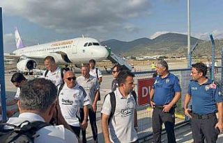 Beşiktaş, Gazipaşa-Alanya Havalimanı’na geldi