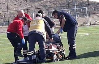 Beyin kanaması geçiren hastanın imdadına ambulans...