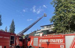 Beykoz’da çatı katında çıkan yangın korkuttu