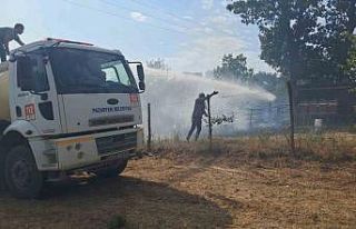 Bilecik’te yangına hızlı müdahale felaketi önledi
