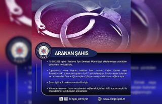 Bingöl’de aranan firari yakalandı