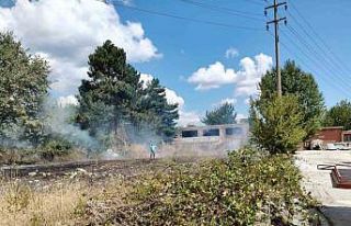 Bolu’da ot yangını büyümeden söndürüldü