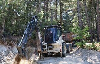 Bozdoğan’da yayla yollarında çalışma başlatıldı