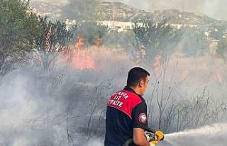 Burdur’da arazi yangınında 50 dönüm alan zarar...