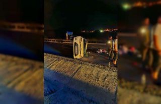 Burdur’da otomobil devrildi: 3 yaralı