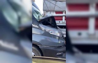 Bursa’da tır ve kamyonların karıştığı zincirleme...