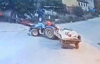Bursa’da traktörün altında kalan çocuğun görüntüleri...
