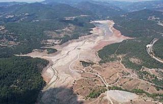 Bursa’nın bir barajı tamamen kurudu, 35 günlük...