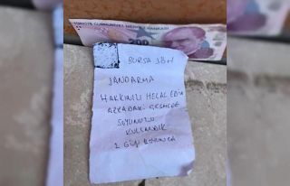 Büyükyenice Köyü’nde duygulandıran not