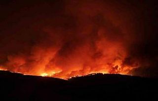 Çanakkale’de alevler geceyi aydınlattı, o anlar...