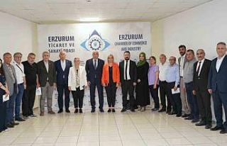 CHP heyetinden ETSO Başkanı Saim Özakalın’a...